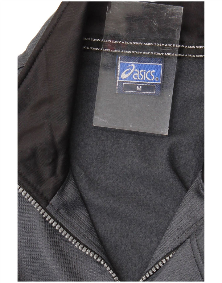 ASICS Mens Tracksuit Top Jacket Medium Grey