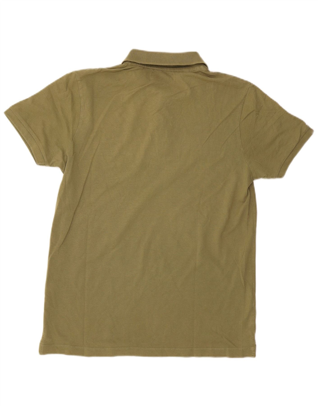 Guru Mens Polo Shirt Large Khaki Cotton