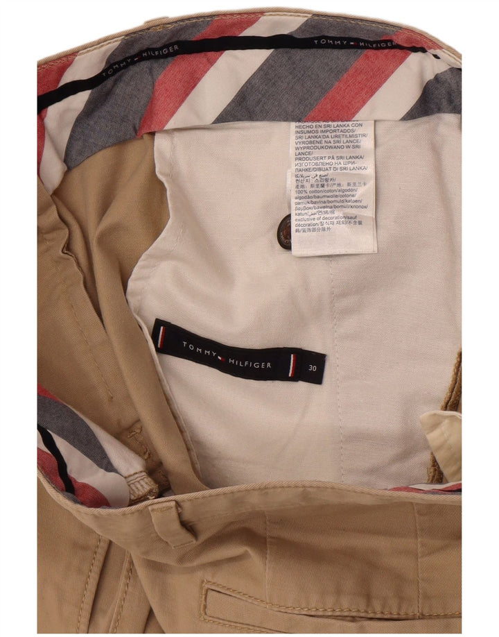 Tommy Hilfiger Mens Chino Shorts W30 Medium Beige Cotton