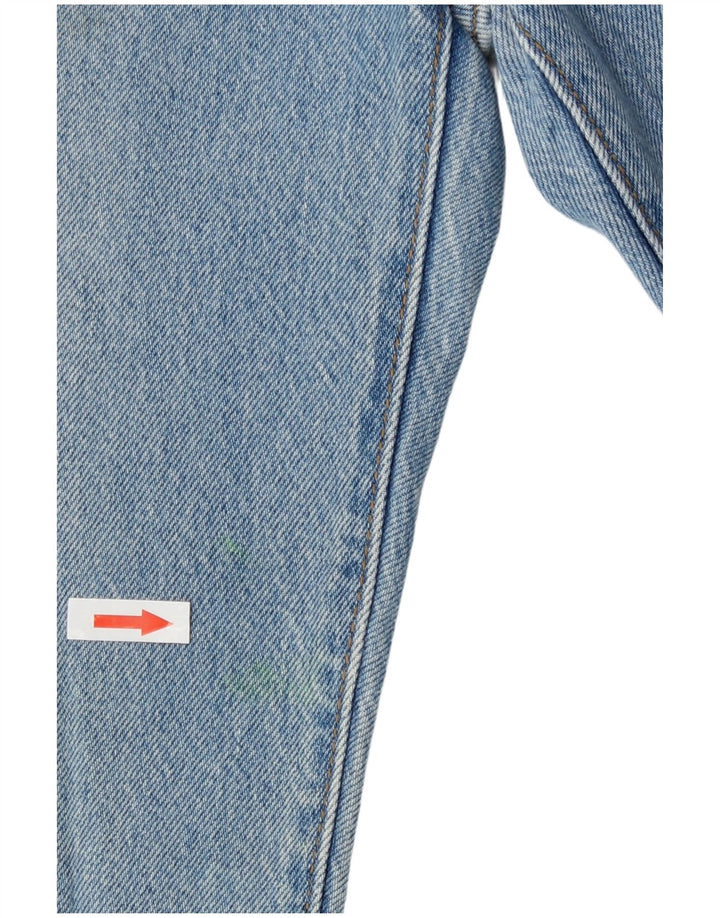 Levi's Womens Ribcage Straight Jeans W24 L27 Blue Cotton