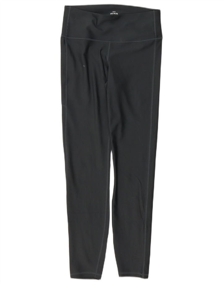 Under Armour Womens Graphic Leggings UK 12 Medium Grey Polyester