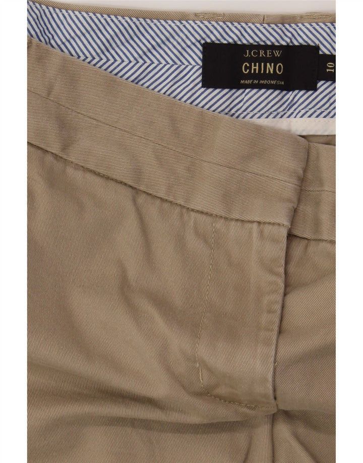 J. CREW Womens Chino Shorts US 10 Large W34 Beige Vintage J. Crew and Second-Hand J. Crew from Messina Hembry 