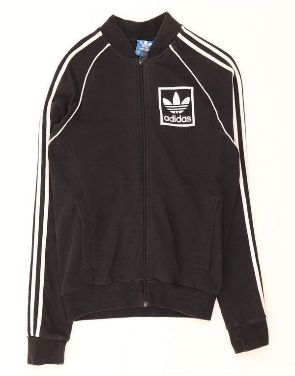 Adidas Veste de survêtement pour homme Petit coton noir