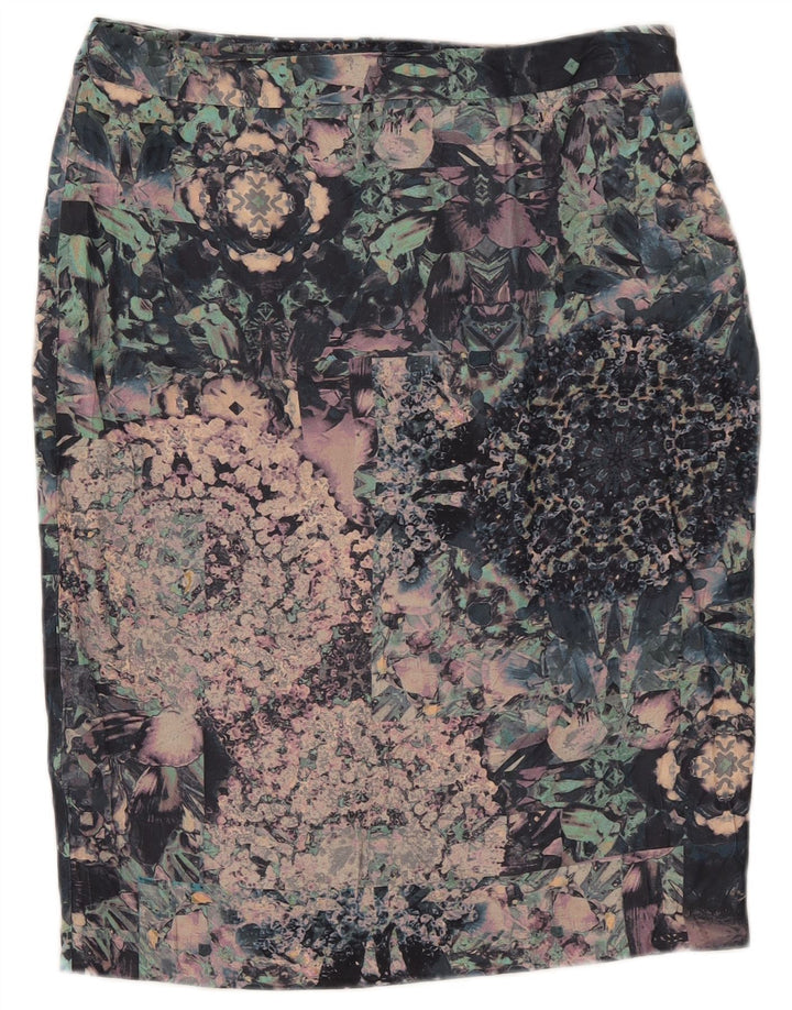 Gonna a tubino da donna Marks & Spencer UK 12 media W30 multicolore