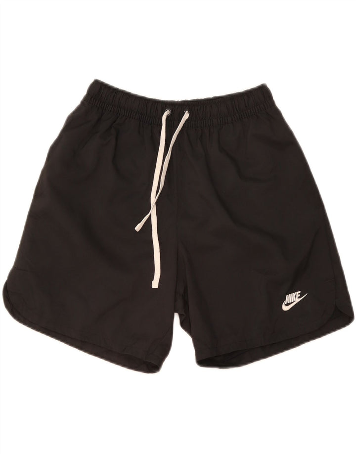 NIKE Mens Sport Shorts Small  Black Polyester