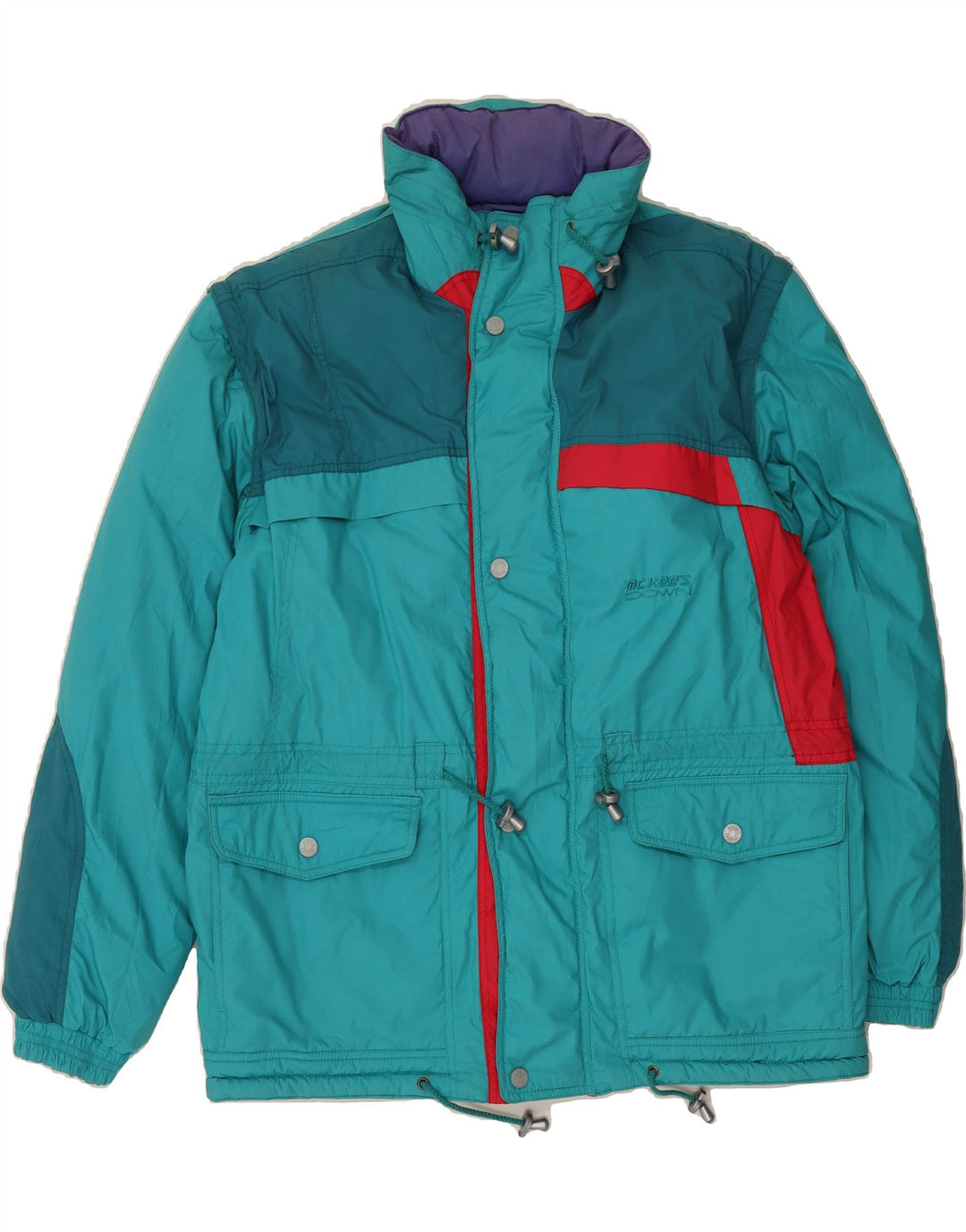 MC KEES Mens Reversible Padded Jacket UK 40 Large Blue Polyester Vintage Mc Kees and Second-Hand Mc Kees from Messina Hembry 