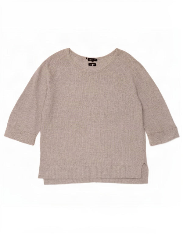 Massimo Dutti Γυναικείο τοπ 3/4 μανίκι UK 16 Large Grey