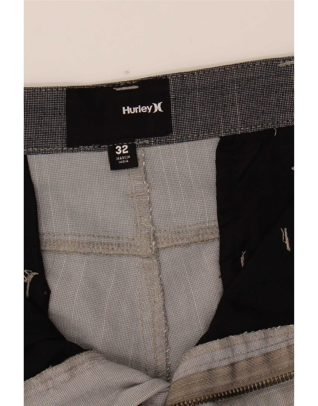 Hurley Herre Chino Shorts W32 Medium Grey Polyester