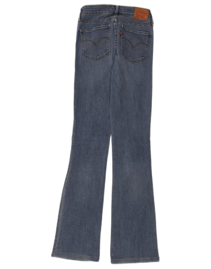 Levi's Dame 715 Bootcut Jeans W26 L32 Blå Bomuld
