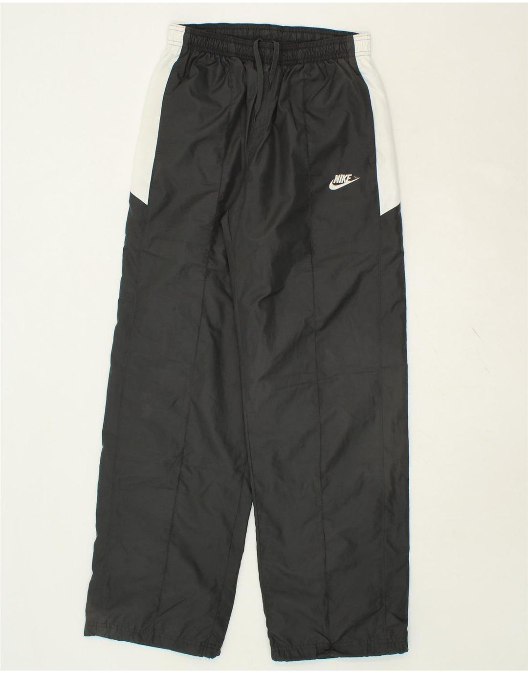 NIKE Boys Tracksuit Trousers 13-14 Years XL Grey Colourblock Polyester Vintage Nike and Second-Hand Nike from Messina Hembry 