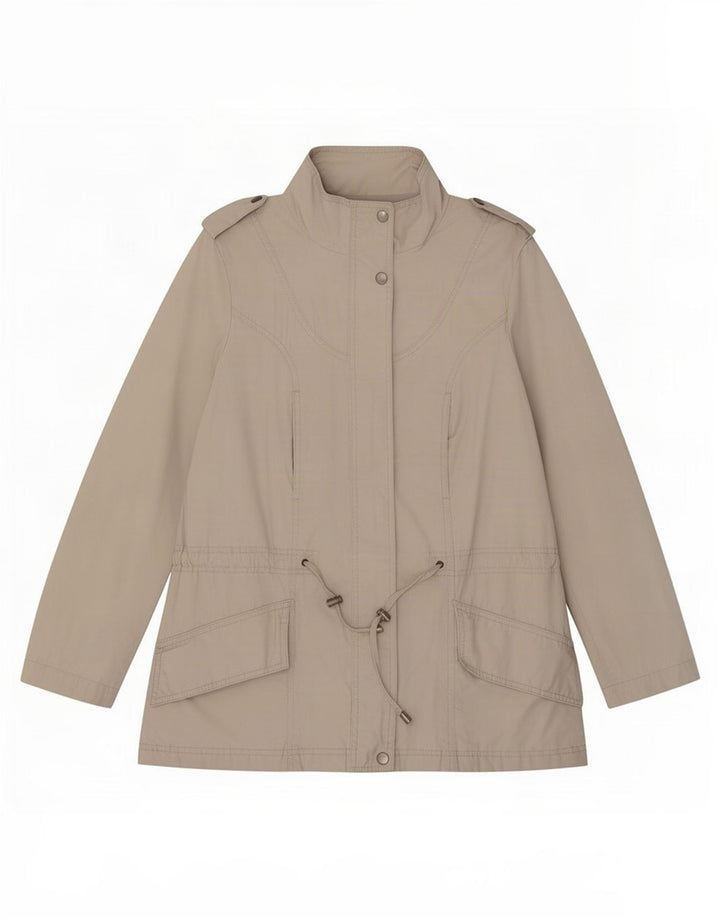 Zara Damen Militärjacke UK 12 Medium Beige