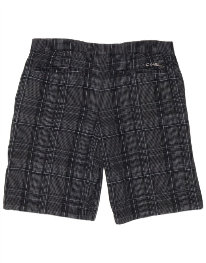 Pantaloncini chino da uomo O'Neill W38 XL poliestere scozzese blu navy