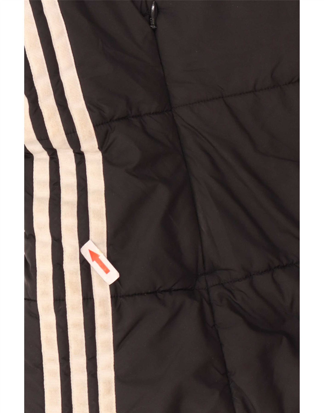 Adidas - Chaqueta acolchada con capucha para mujer, talla 40, talla M, color negro