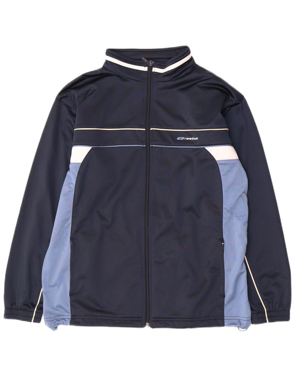 Reebok Veste de Survêtement Graphique Garçon 15-16 ans Bleu Marine Colourblock