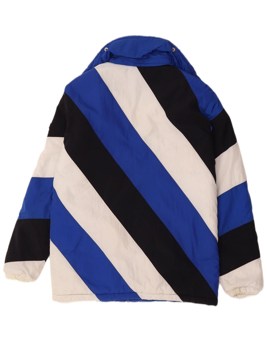 Ellesse Veste coupe-vent pour homme UK 36 Small Bleu Colorblock Polyamide