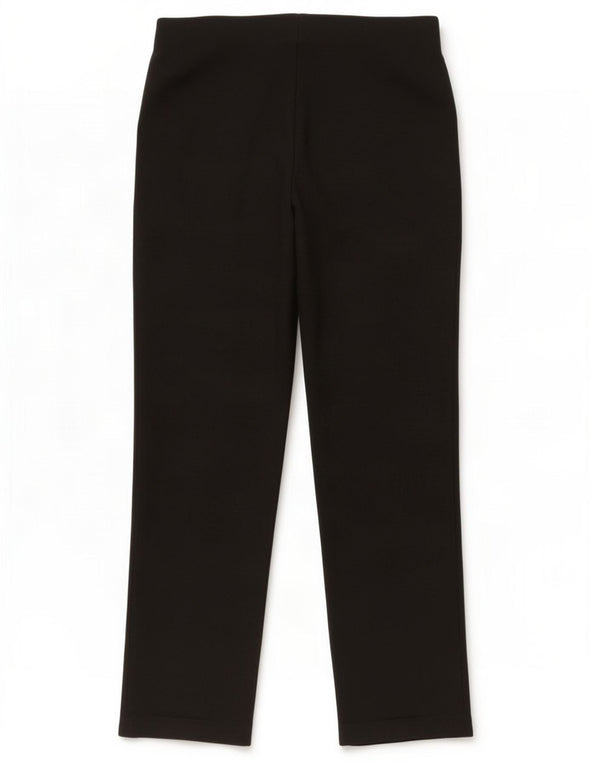 Marks & Spencer Womens Straight Chino Trousers UK 10 Small W30 L28 Black