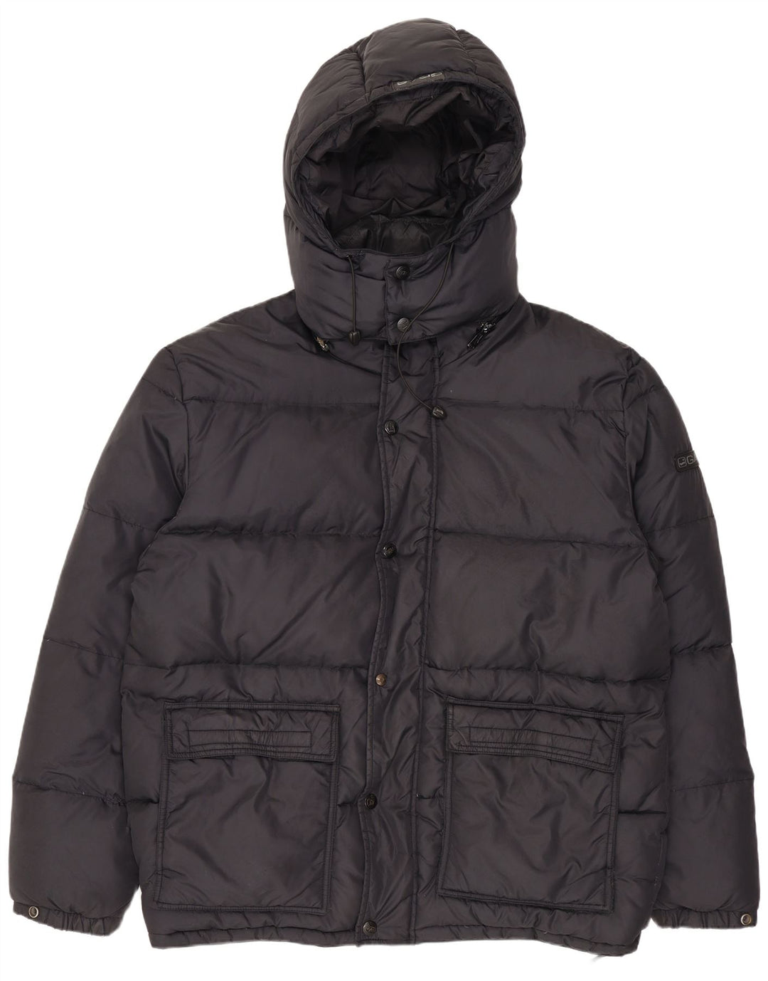 Gas Mens Hooded Padded Jacket UK 40 Large Black