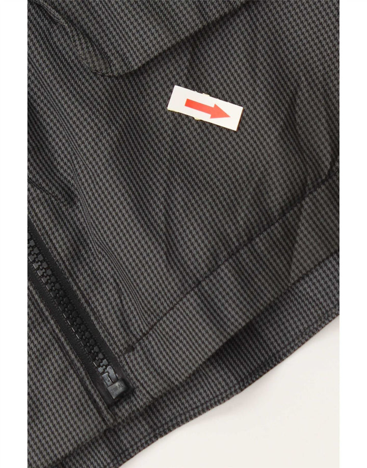 Giacca multiuso da uomo Dkny UK 40 Large in poliestere pied de poule grigio