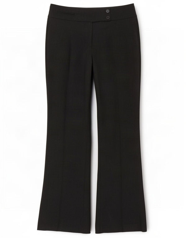 Pantaloni da abito bootcut da donna Marks & Spencer UK 12 Medium W32 L31 Grigio