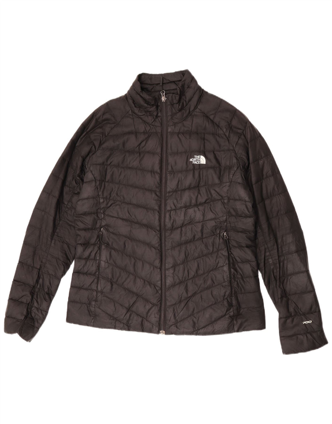 The North Face Womens Padded Jacket UK 16 Large Black Polyester
