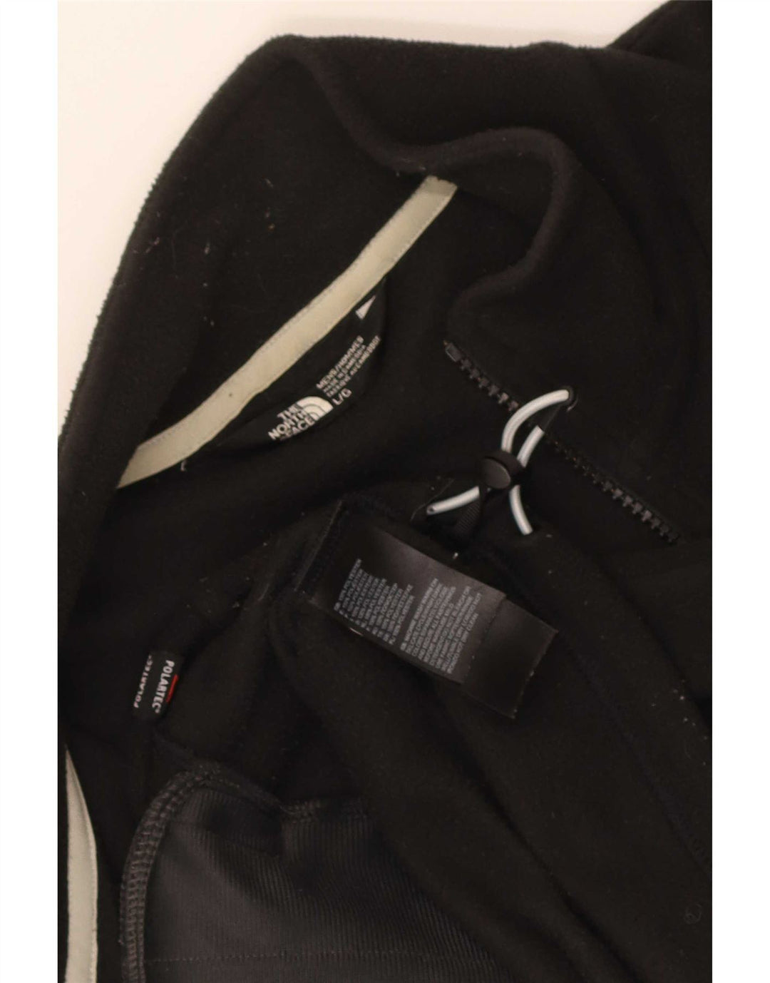 The North Face Mens Fleece Jacket UK 40 Large Black Polyester