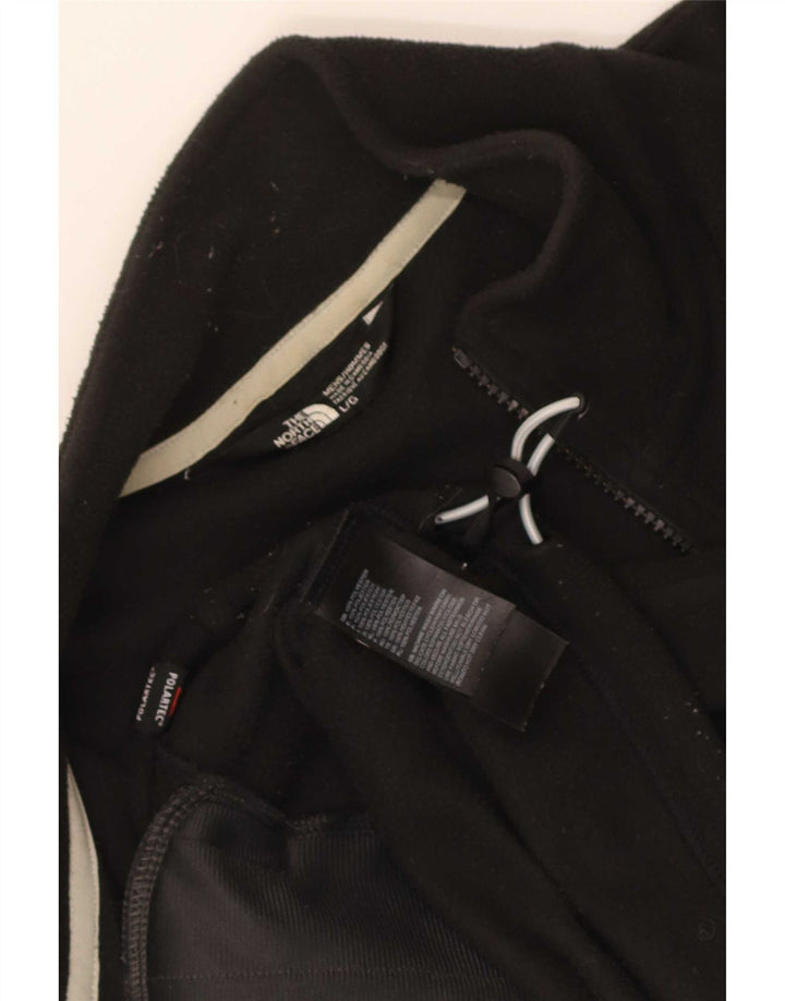The North Face Mens Fleece Jacket UK 40 Large Black Polyester