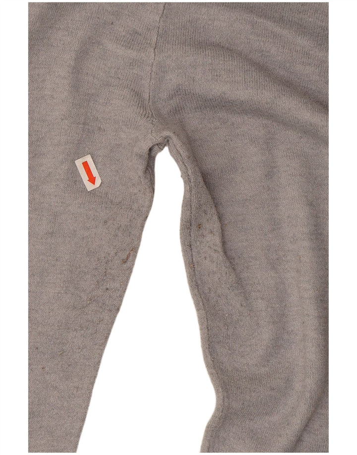 ZARA Womens Long Sleeve Jumpsuit UK 14 Large  Grey Viscose