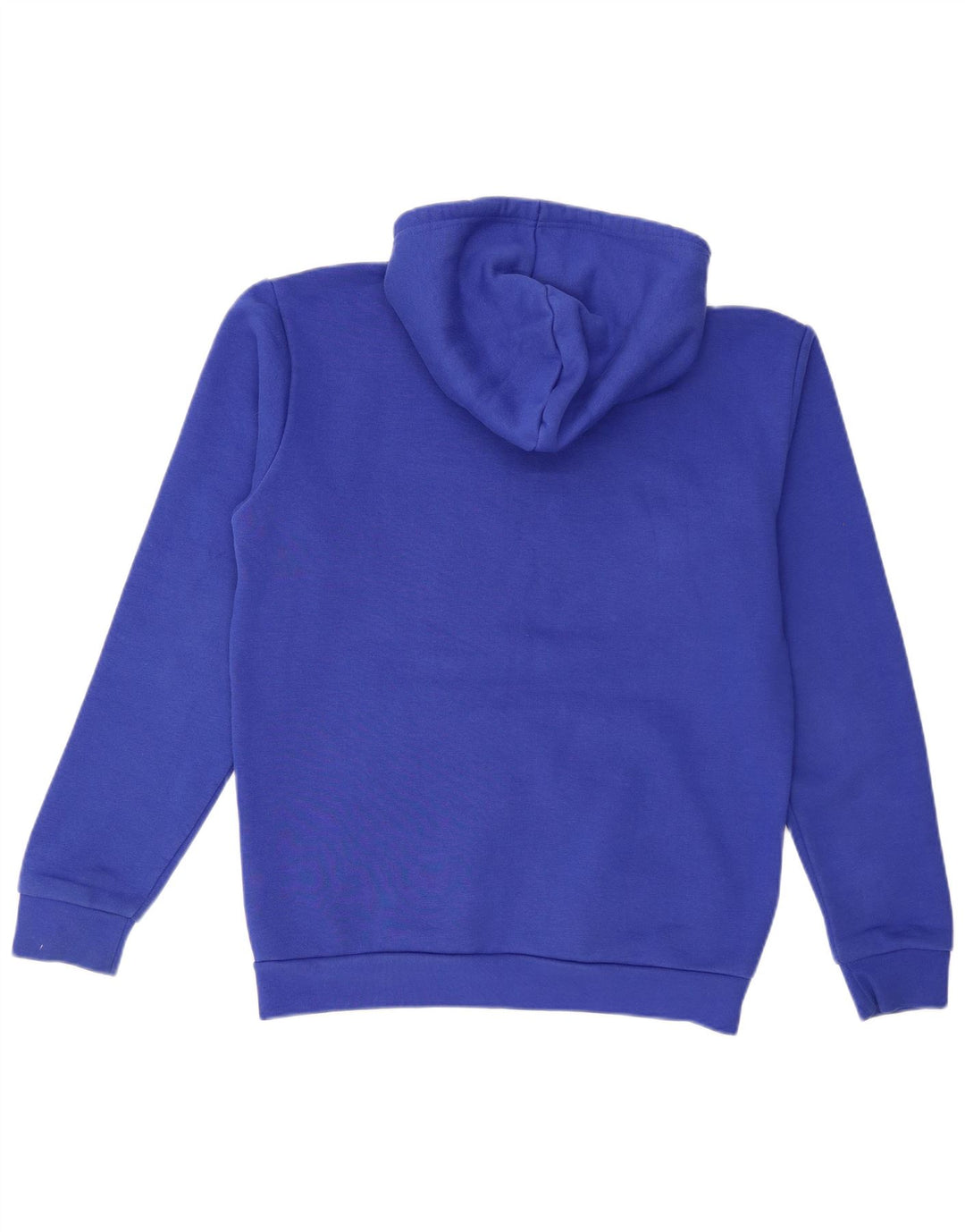 Adidas Mens Hoodie Jumper Medium Blue Cotton