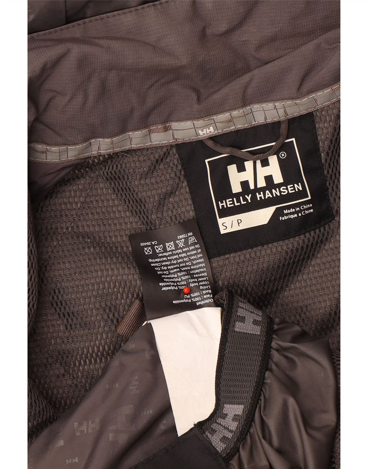 Giacca da sci con cappuccio da uomo Helly Hansen UK 36 Small Grey Colourblock in poliammide
