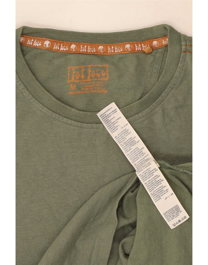 Camiseta gráfica para hombre Fat Face Top de algodón verde medio
