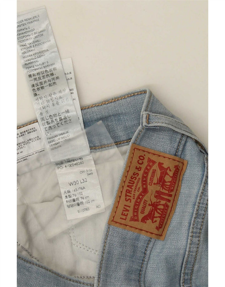 Levi's Womens 315 Shaping Bootcut Jeans W30 L32 Blue Cotton