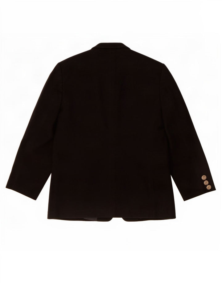 Burberrys Veste blazer à 3 boutons pour femme UK 14 Noir moyen