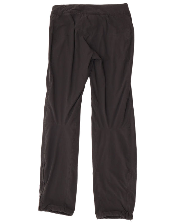 Adidas Pantalon coupe-vent droit pour femme UK 12 Medium W30 L34 Noir
