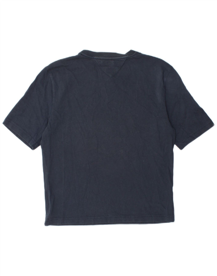 Tommy Hilfiger Damen T-Shirt mit Grafik, groß, Marineblau