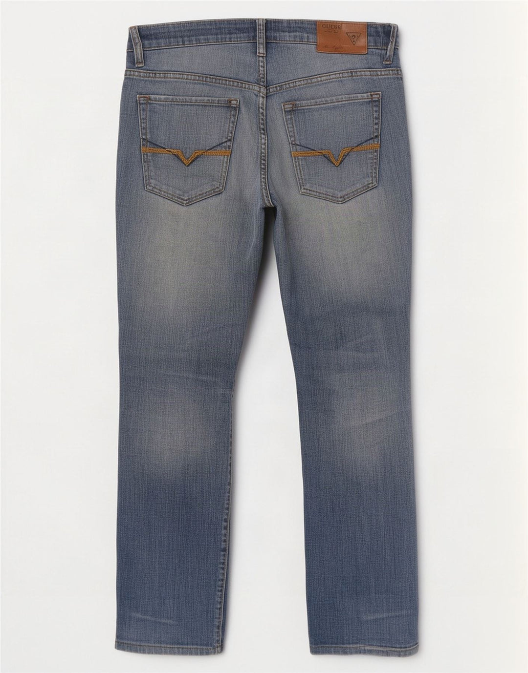 Jeans dritti da uomo Guess W32 L29 cotone blu