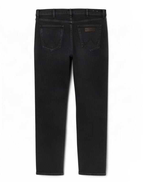 Wrangler Mens Greensboro Straight Jeans W34 L32 Azul Marinho Algodão