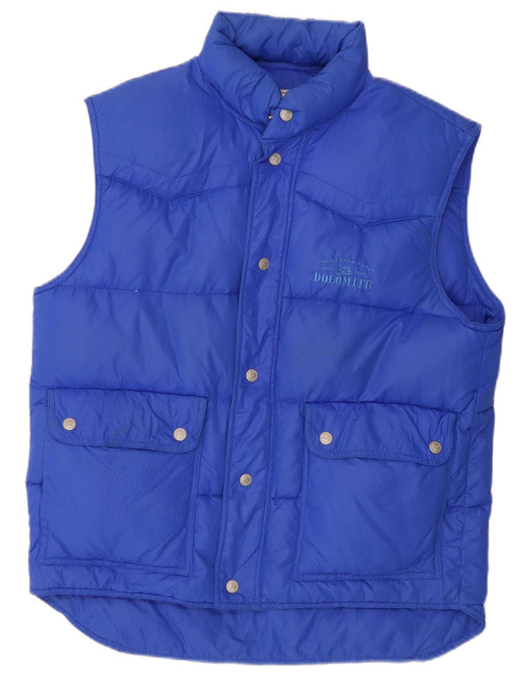 Dolomite Herre Polstret Gilet UK 36 Small Blue Nylon