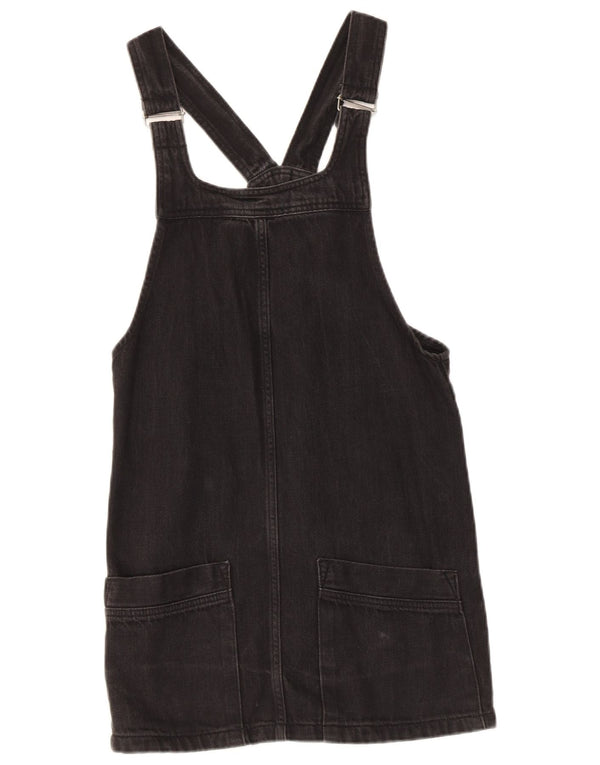 Topshop Denim-Latzkleid für Damen, Größe S, Größe S, Schwarz, Baumwolle