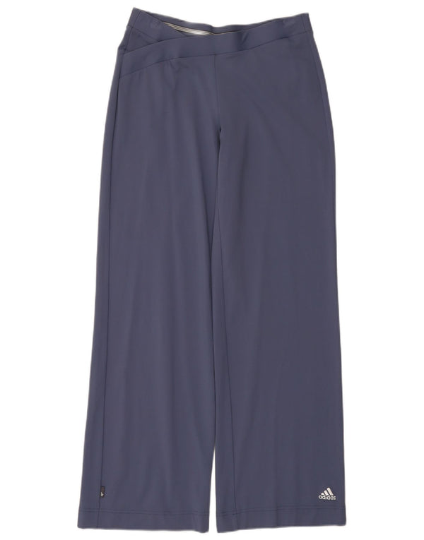 Adidas Womens Clima 365 Tracksuit Bukser med brede ben UK 12 Medium Navy Blue