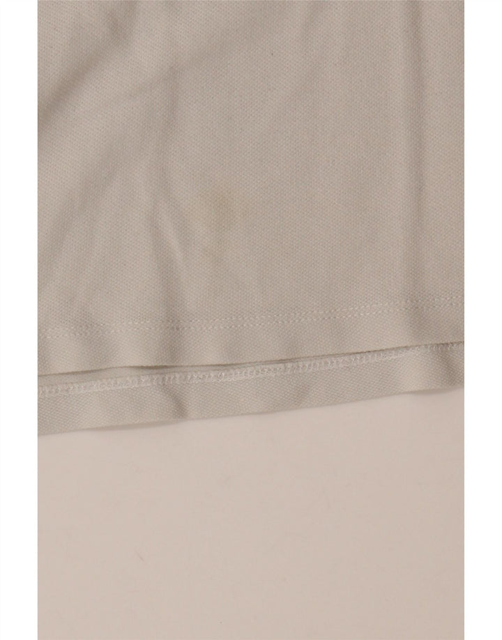 NORTH SAILS Womens Graphic Polo Shirt UK 12 Medium White Vintage North Sails and Second-Hand North Sails from Messina Hembry 