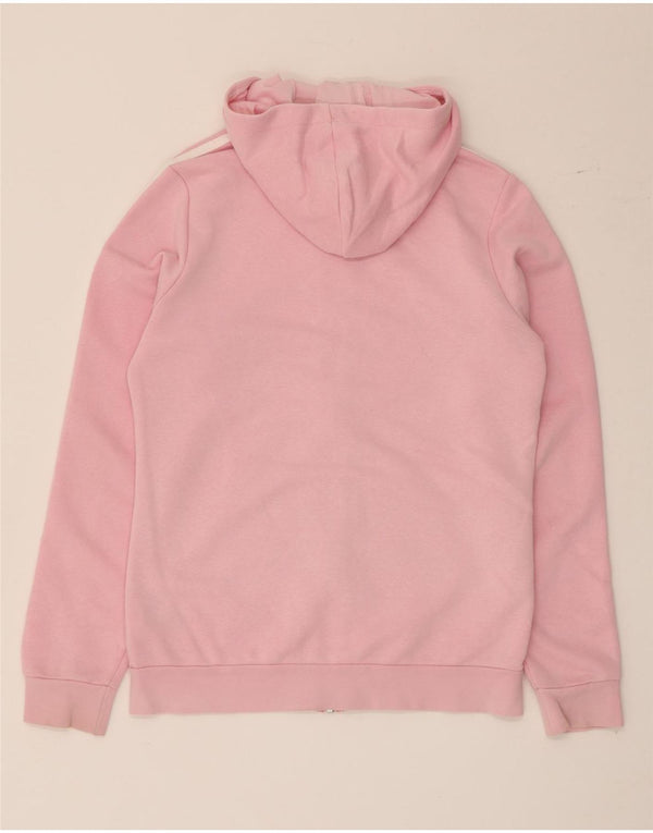 Felpa con cappuccio e zip per bambina Adidas 14-15 anni in cotone rosa