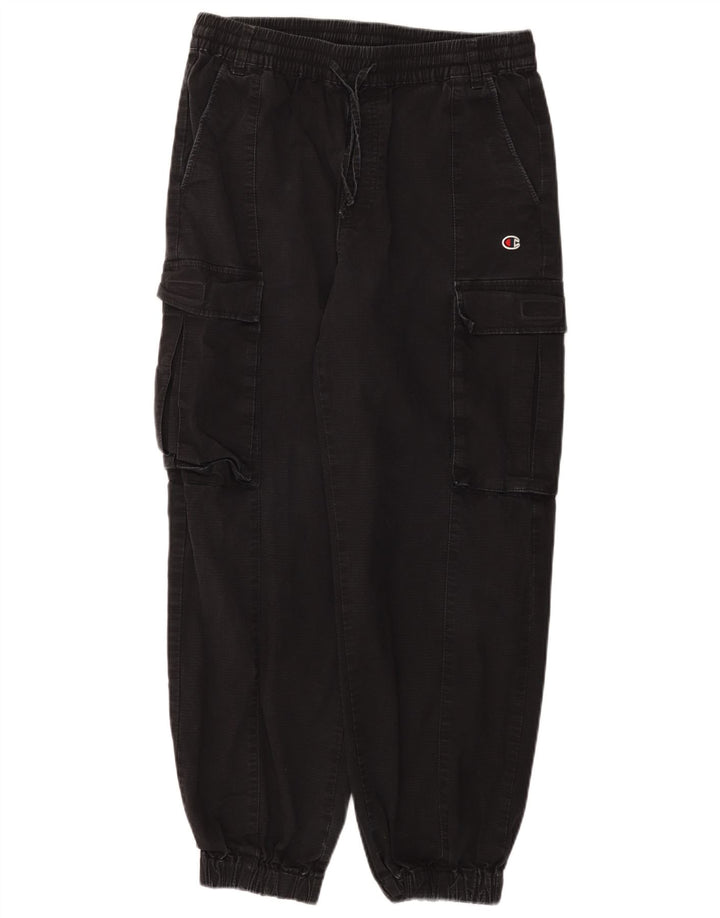 Champion Mens Joggers Cargo Trousers Large W34 L28 Black
