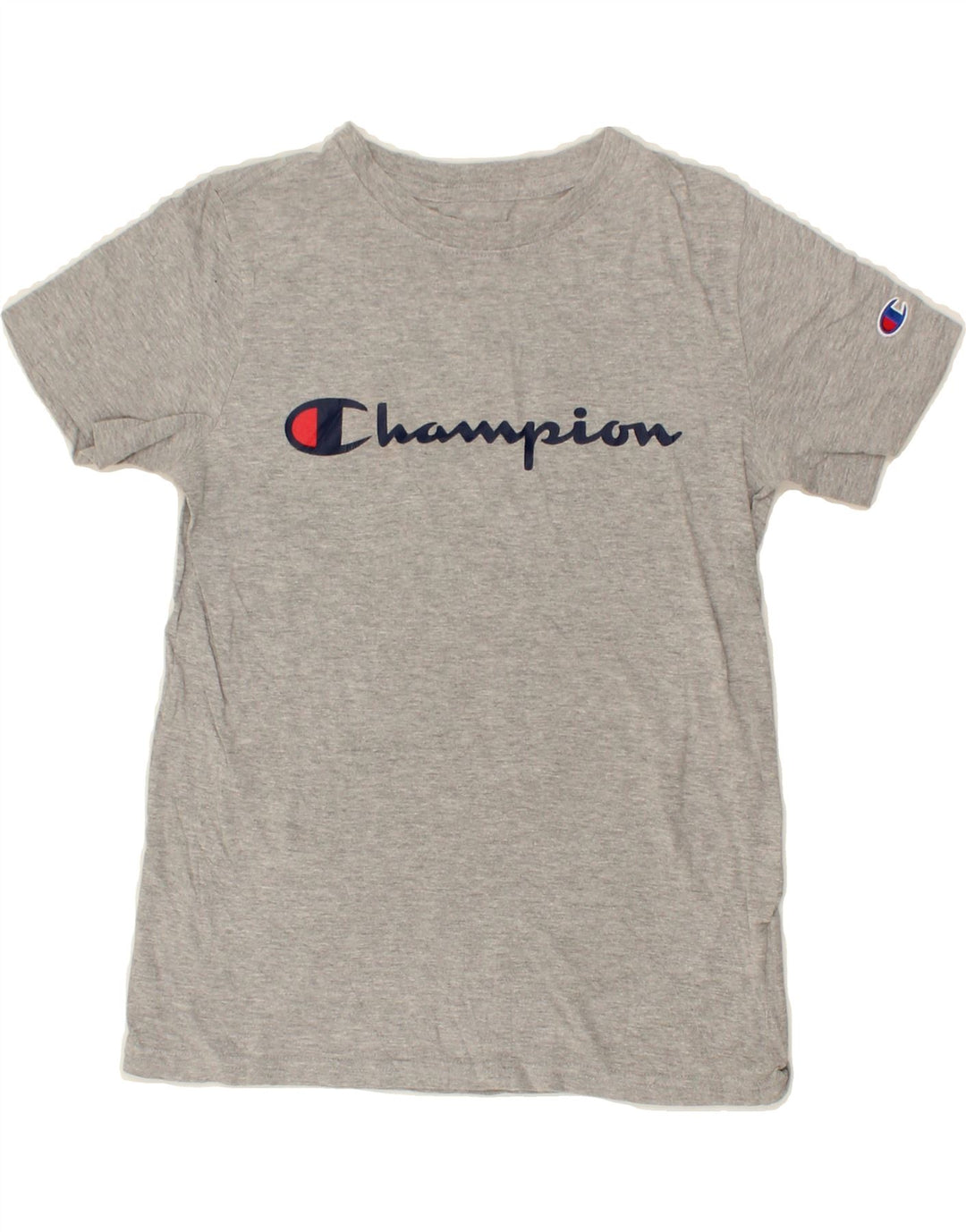 CHAMPION Boys Graphic T-Shirt Top 9-10 Years Medium  Grey Cotton Vintage Champion and Second-Hand Champion from Messina Hembry 
