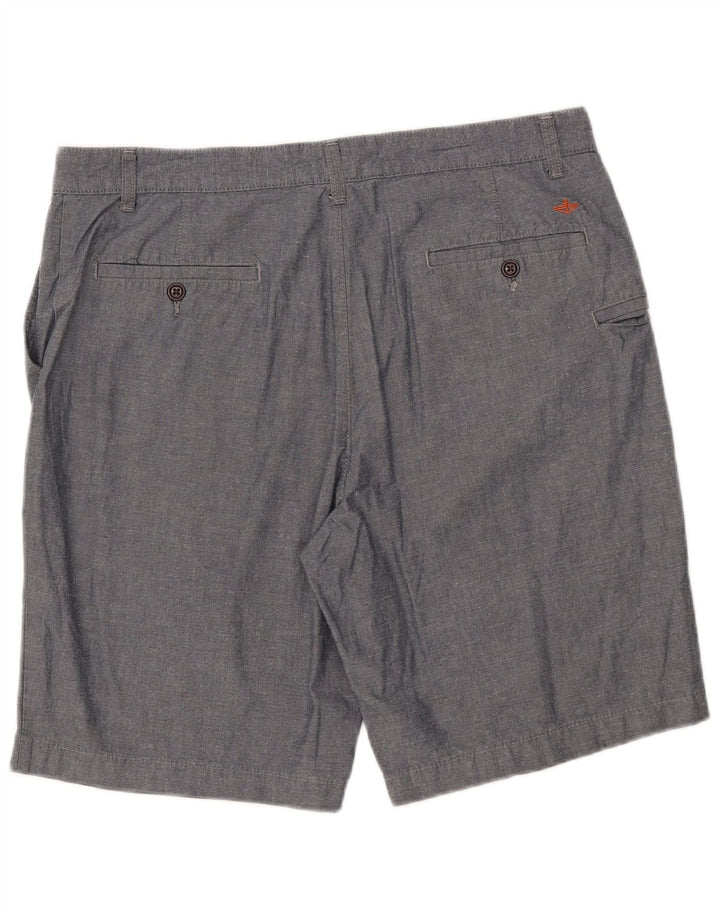 DOCKERS Mens Cargo Shorts W36 Large  Navy Blue Cotton