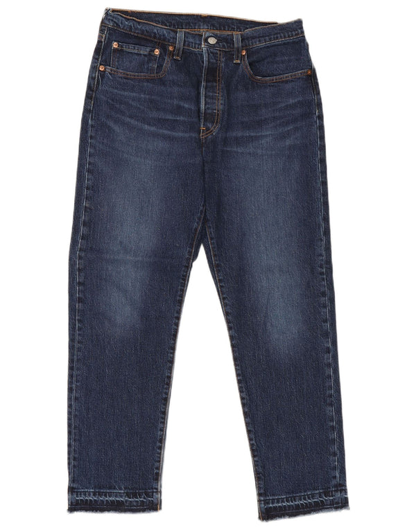 Мужские прямые джинсы Levi's 501 W30 L28 темно-синие, хлопок