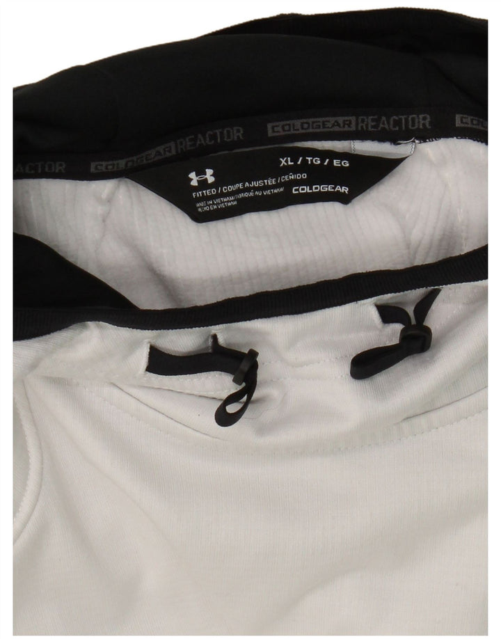 Under Armour Mens Cold Gear Hoodie Jumper XL White