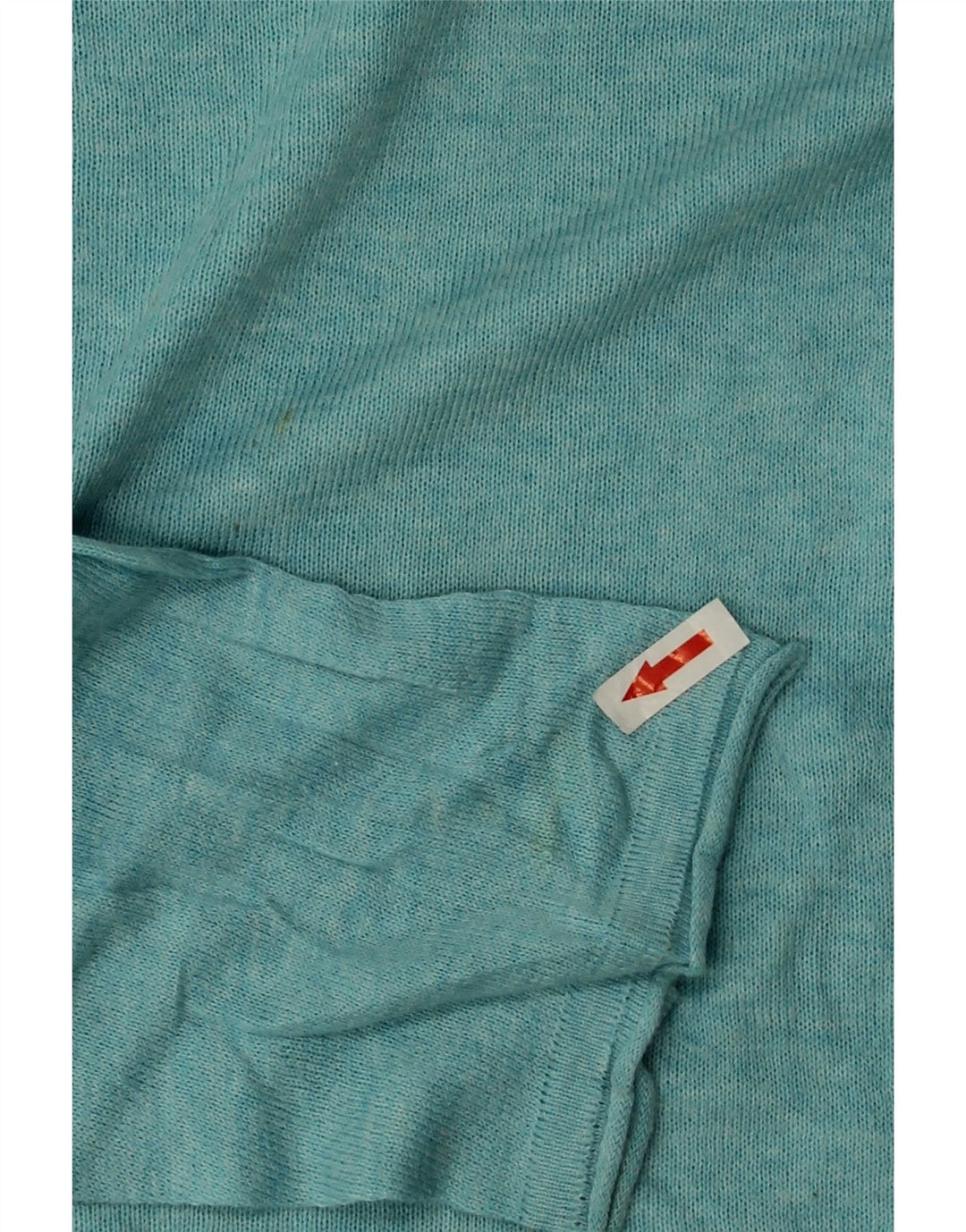 Zara Mens Crew Neck Jumper Sweater Medium Blue Cotton