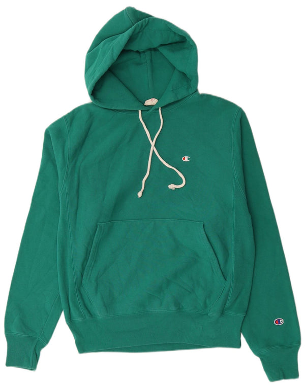 Champion Herre Reverse Weave Loose Fit Hoodie Jumper Lille grøn bomuld