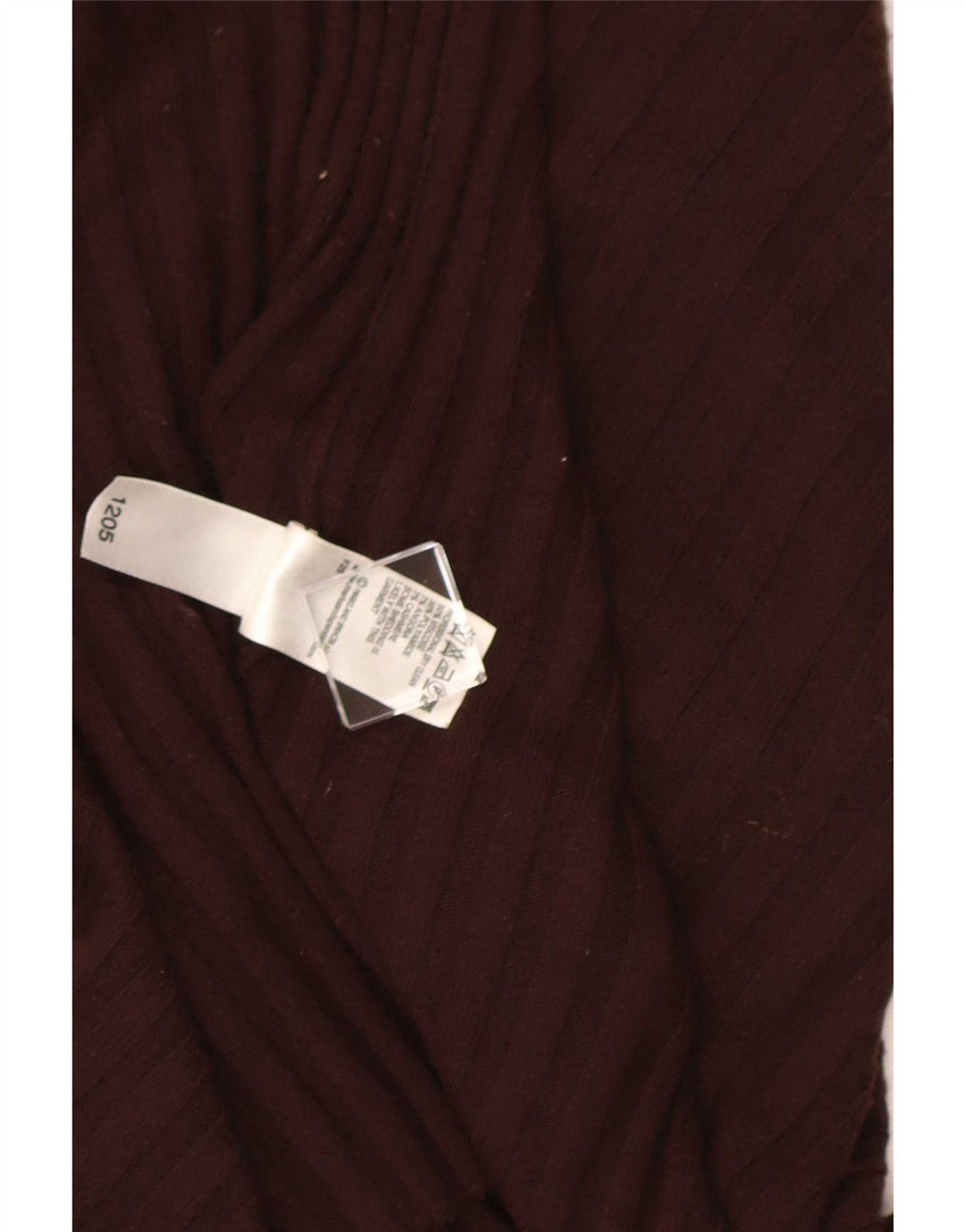 Marks & Spencer Womens Asymmetric Cardigan Sweater UK 8/10 Small Brown