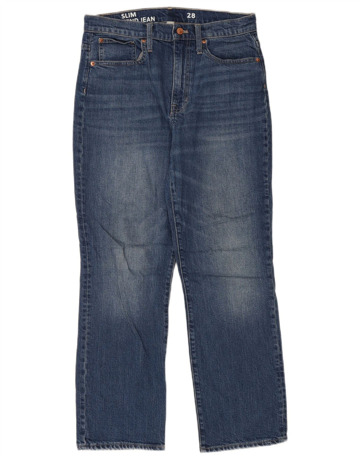 J. Crew Womens Slim Jeans W28 L30 Blue Cotton